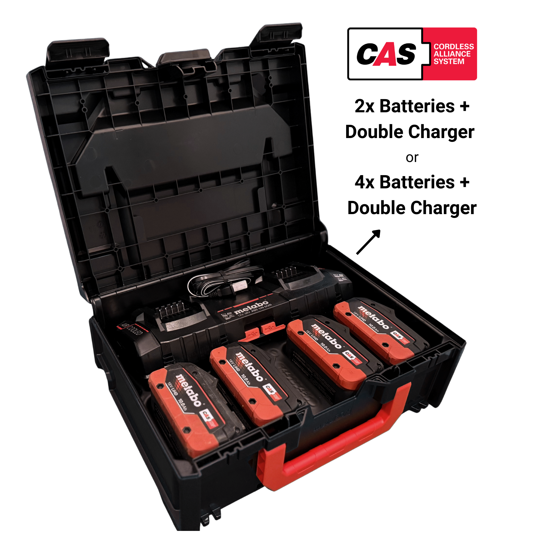 E-SCREED BATTERY KIT (METABO/CAS 18V 10AH)