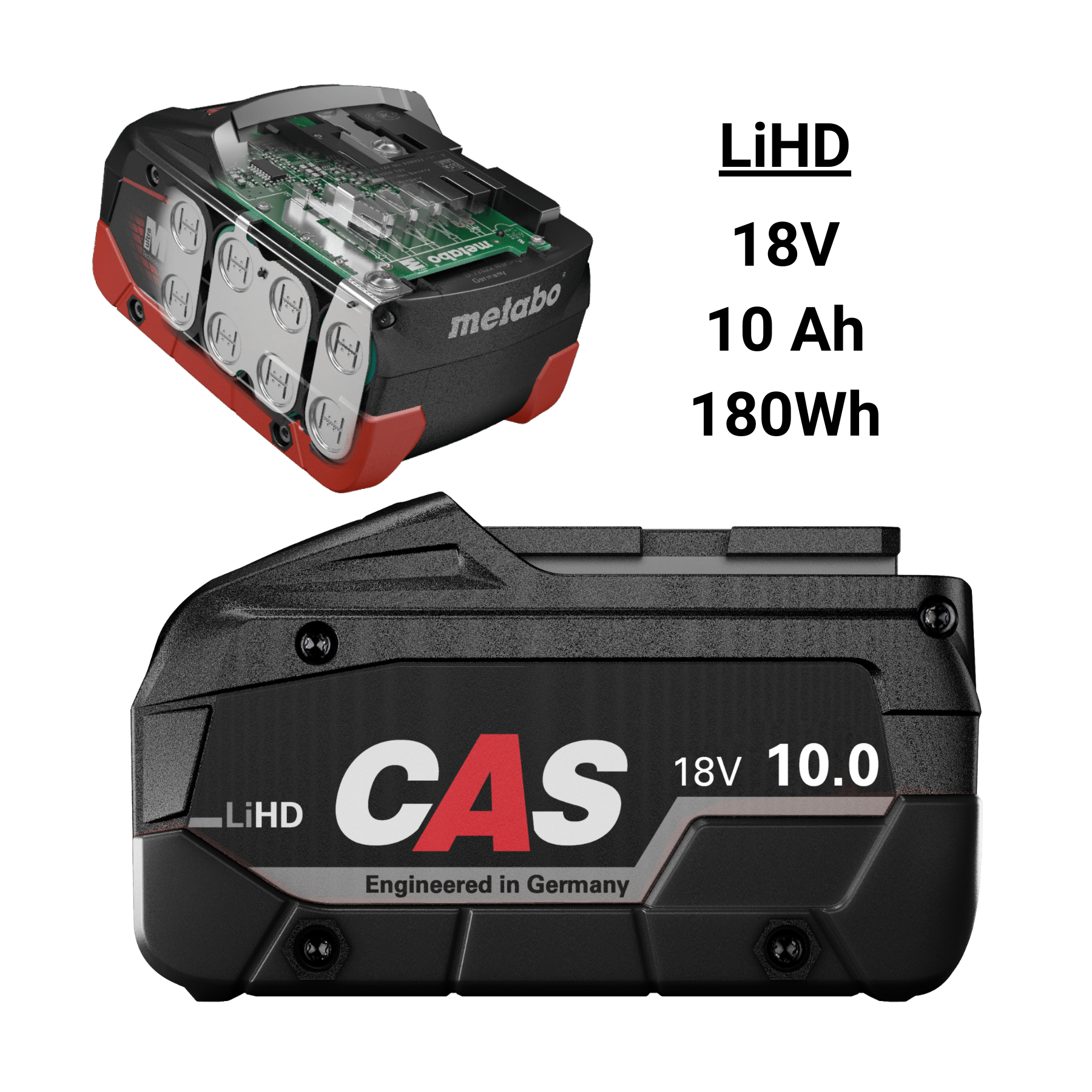 E-SCREED BATTERY KIT (METABO/CAS 18V 10AH)