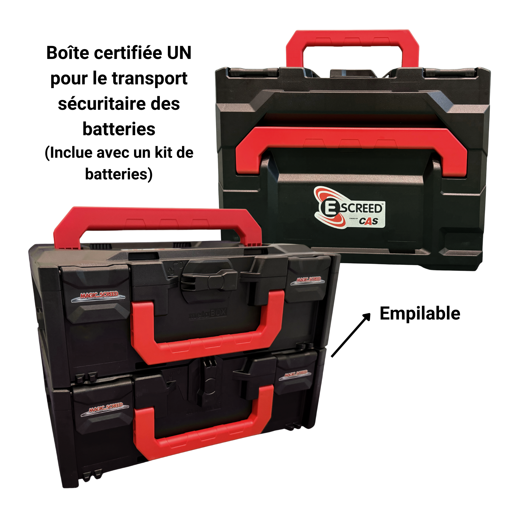 KIT DE BATTERIE POUR RÈGLE À BÉTON E-SCREED