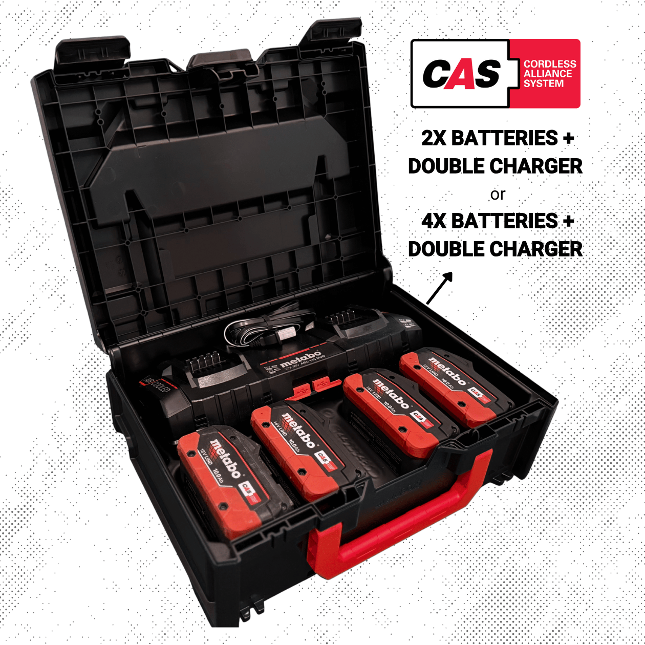 E-SCREED BATTERY KIT (METABO/CAS 18V 10AH)