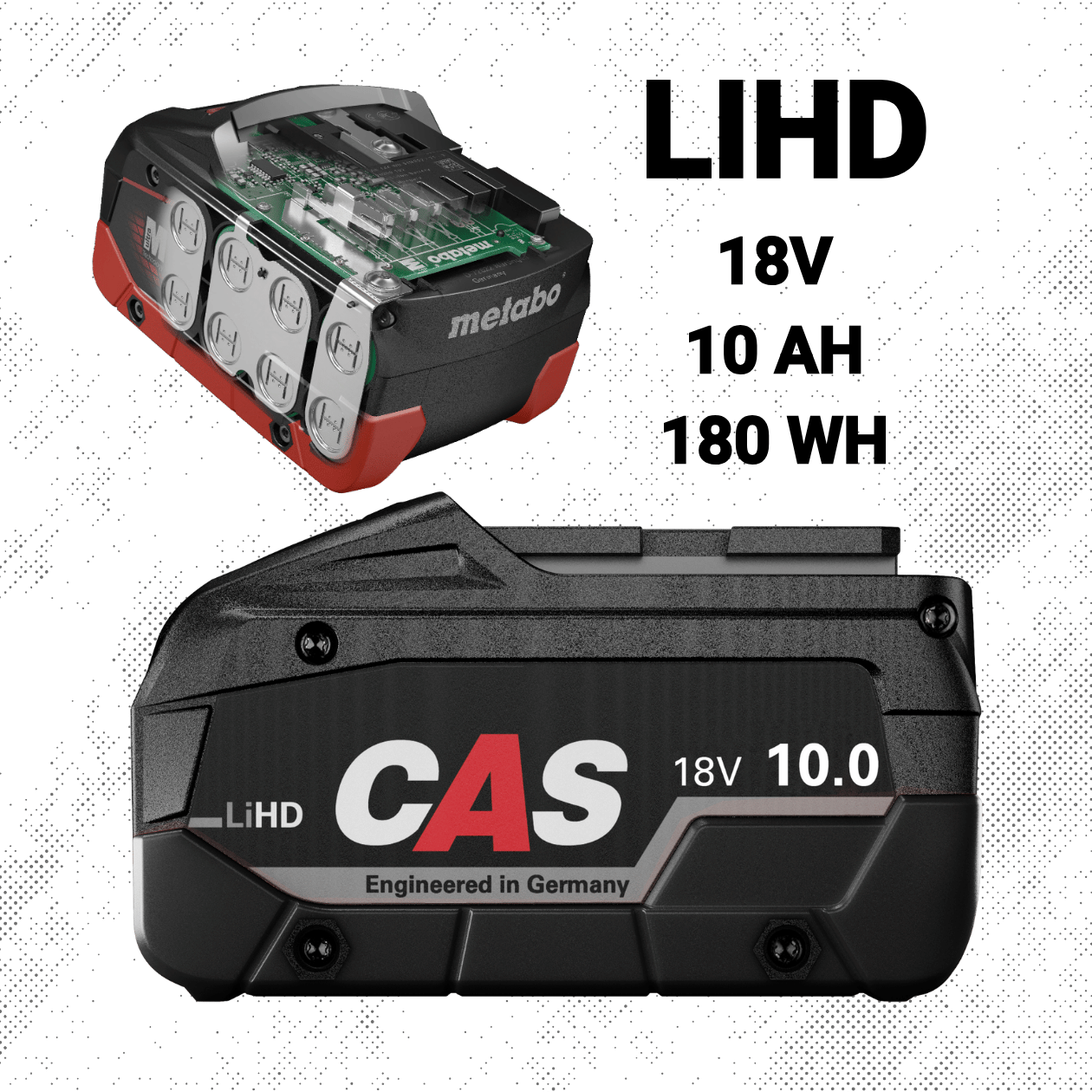 E-SCREED BATTERY KIT (METABO/CAS 18V 10AH)