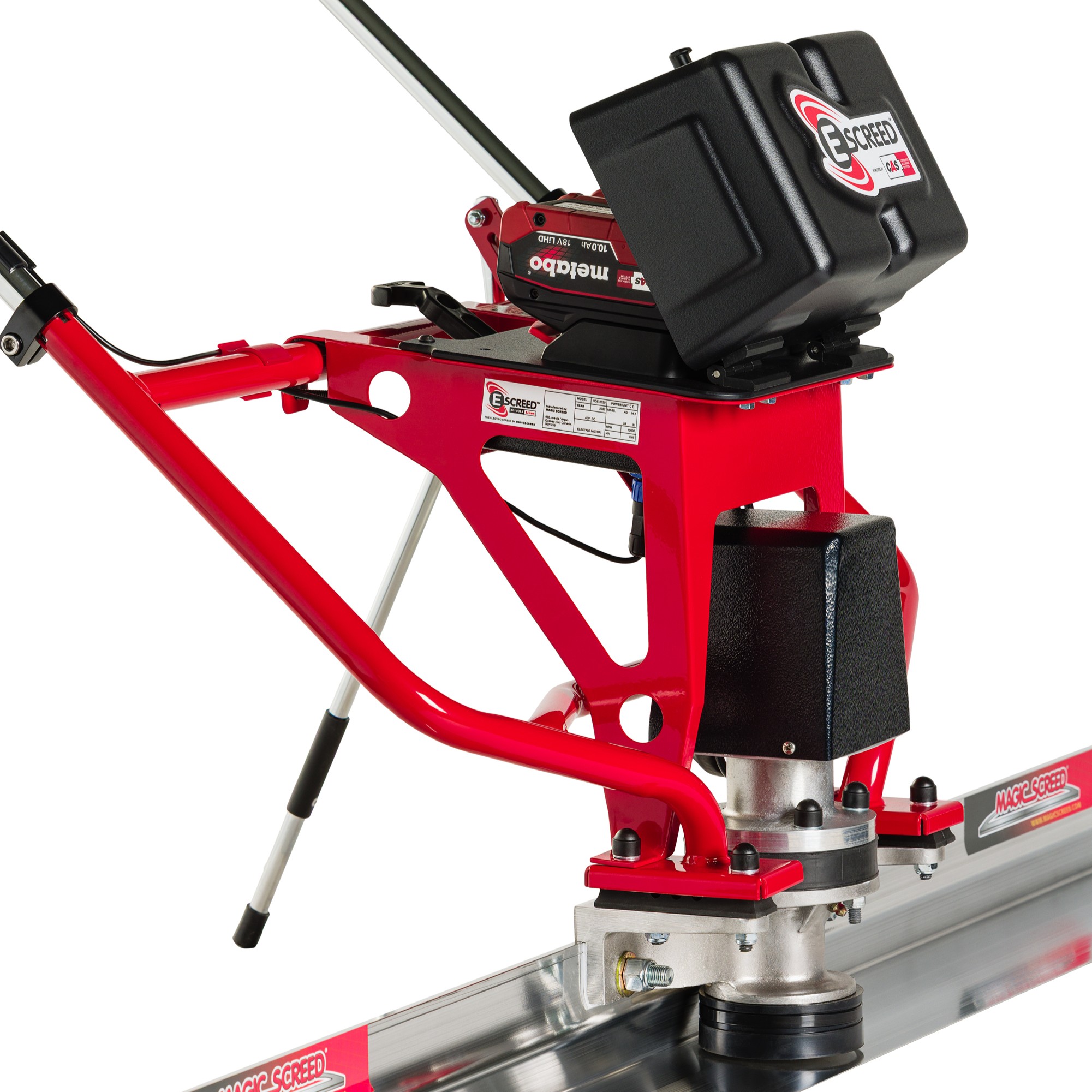 E-SCREED - ELECTRIC BATTERY CONCRETE SCREED BY MAGIC SCREED