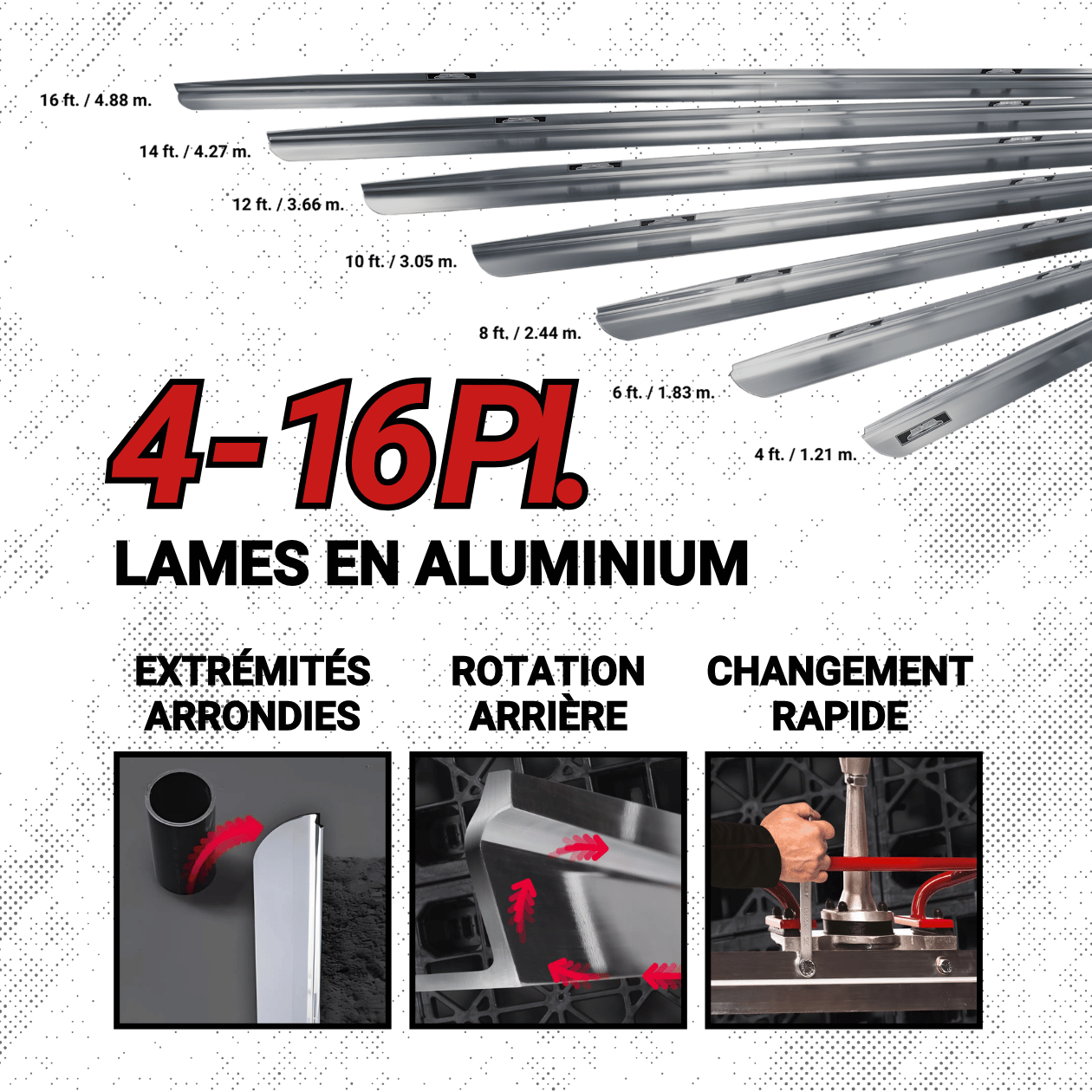 magic screed blade features